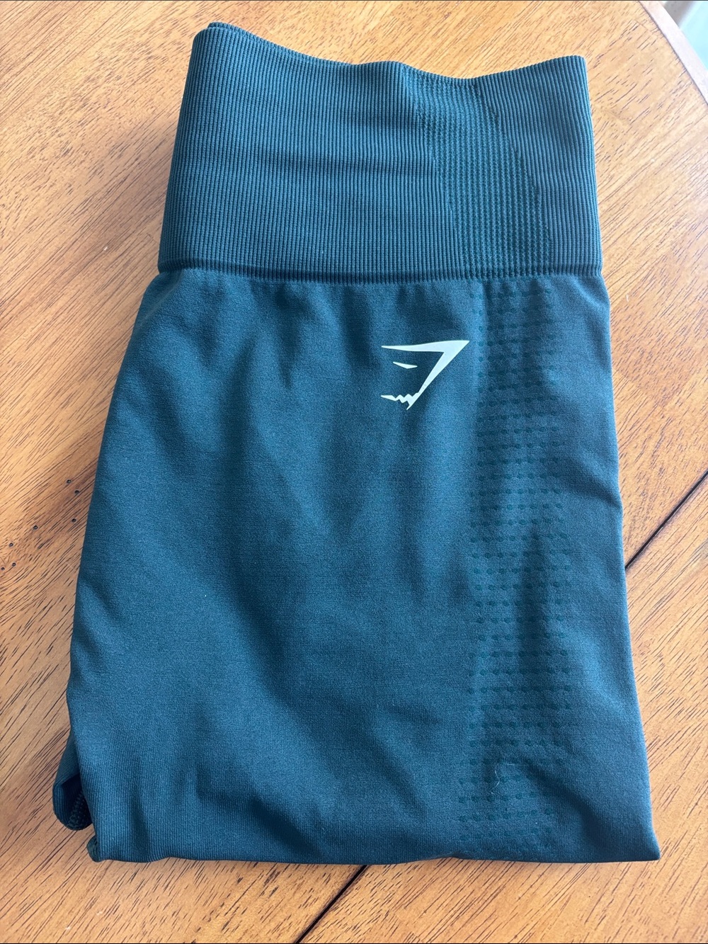 Gymshark Women’s Teal High-Waist Track Pants with Logo